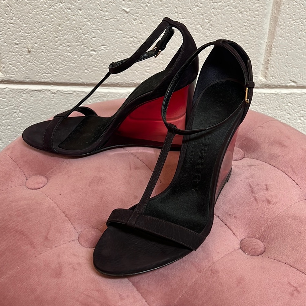 Burberry wedge sandal
